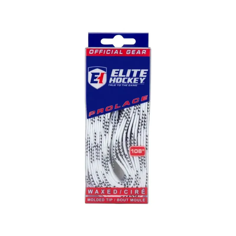 Suosittu Elite Hockey Prolace Waxed Lace White 108"/274cm