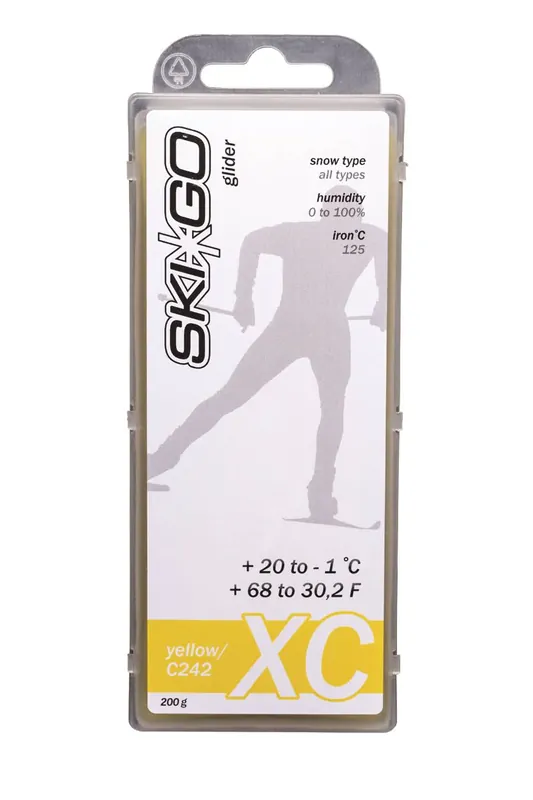 Pakollinen (Must-Have) Ski-Go XC Glider Yellow +20...-1°C, 200g