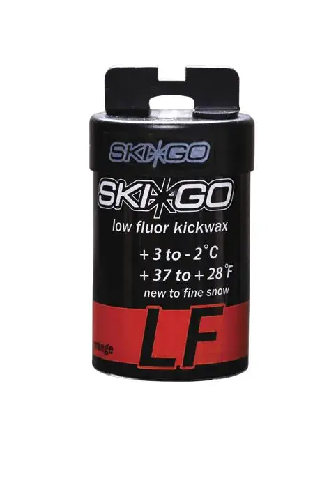Ski-Go LF Fluoro Grip wax Orange +3...-2°C, 45g Suoraan Valmistajalta