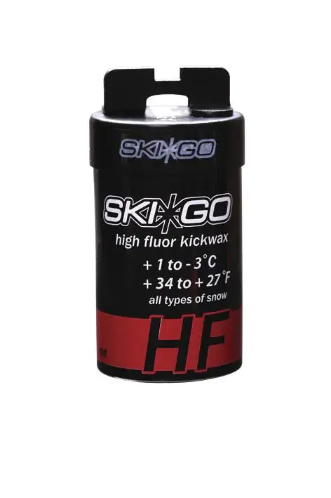 Edullinen Hinta Ski-Go HF Fluoro Grip wax Red +1...-3°C, 45g