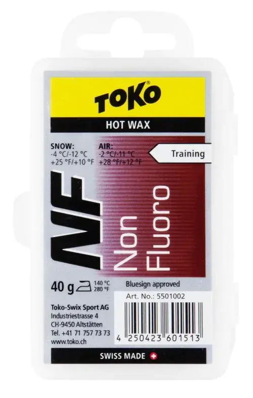 Korkea Laatu TOKO NF Hot Wax Red -4°...-12°C, 40g