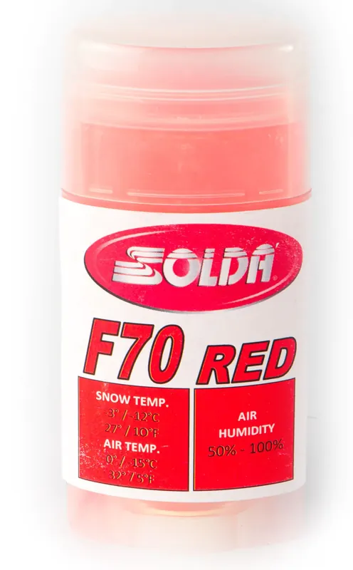 Solda F70 Hyper Fluor Glide Wax Red 0...-15°C, 35g Rajoitettu Tarjous