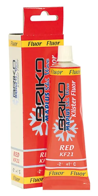 Maplus Fluoro Klister KF21 Red +1...-2°C, 60g Turvallinen Maksu