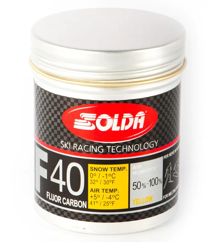 Heti Saatavilla Solda F40 CARBON Powder Yellow +5...-4°C, 30g