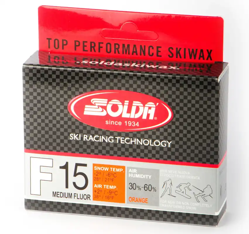 Osta Nyt Solda F15 Medium Fluor Glider Orange +2...-9°C, 60g