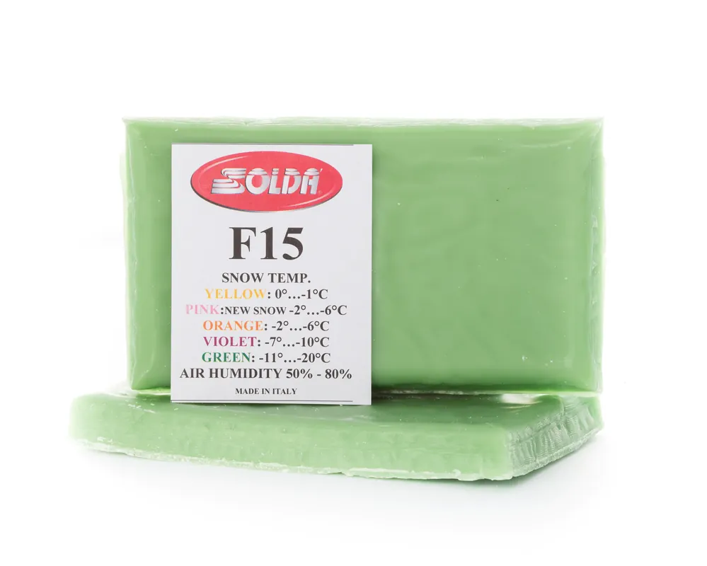 Aito Solda F15 Medium Fluor Glide Wax Green -7...-24°C, 500g