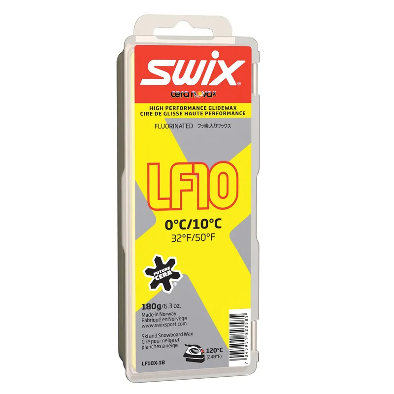 Viikonlopputarjous SWIX LF10X Yellow Glider +10°...0°C, 180g