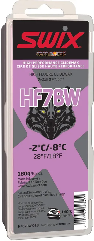 SWIX HF07BWX Black Wolf Glider -2°...-8°C, 180g Uusi Malli