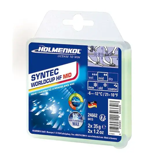 Holmenkol Syntec WorldCup HF Mid glider -6...-12°C, 2x35g Tarjous