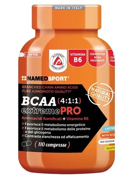 Namedsport BCAA 4 1 1 extremePRO, 110 tbl Alkuperäinen