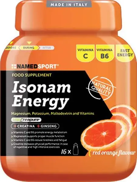 Paras Hinta Namedsport ISONAM ENERGY drink Orange, 480 g