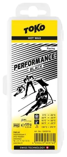 Nopea Toimitus TOKO Performance Hot Wax black +10°...-30°C, 120g
