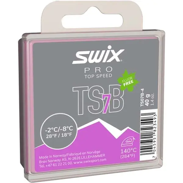 Löytö SWIX TS07B-4 Top Speed 7 Black Glider -2°...-8°C, 40g