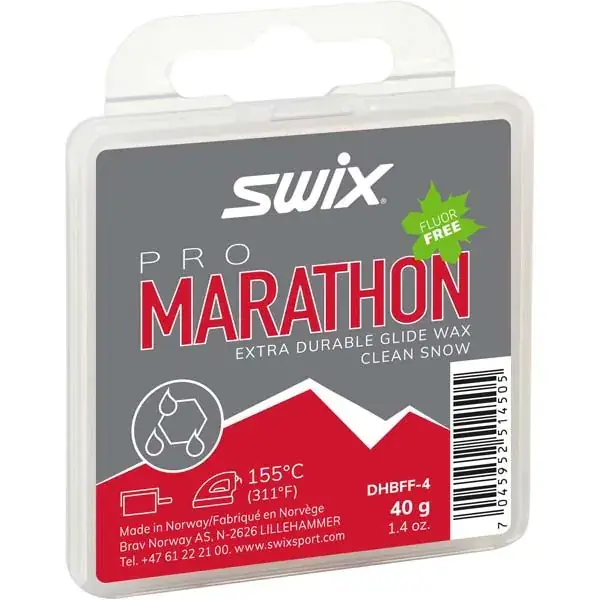 Alkuperäinen SWIX DHBFF-4 Marathon Black Fluor Free Glider, 40g