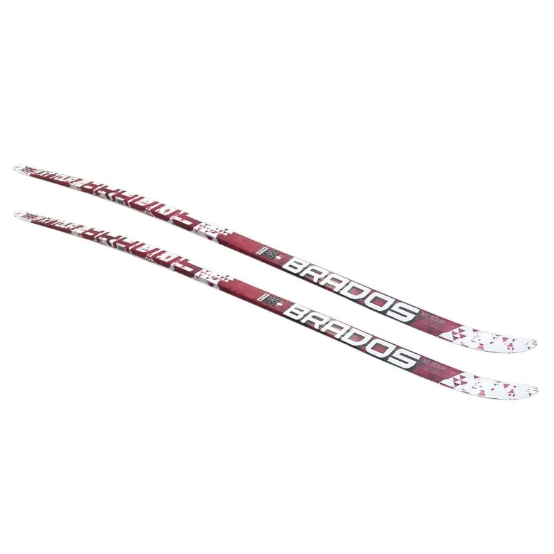 Brados Tour Red Step skis (fish pattern) Korkea Laatu