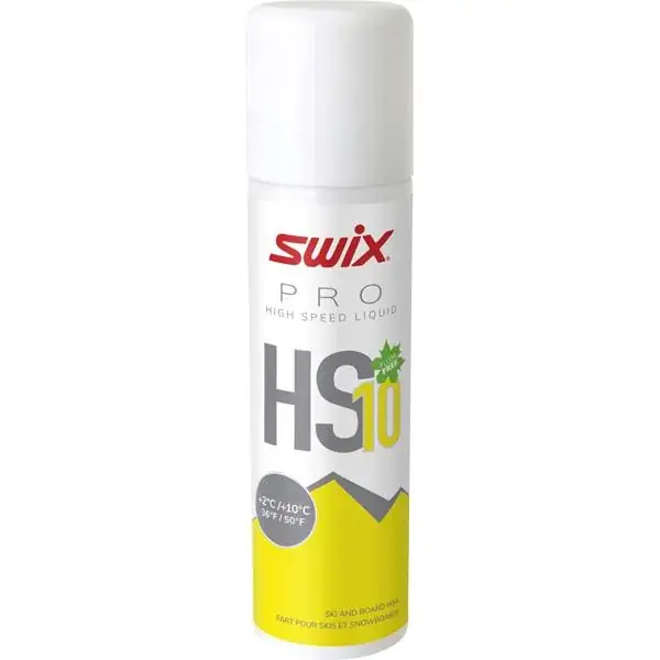 SWIX HS10L-12 Liquid Yellow Glider +10°...+2°C, 125ml Eniten Myyty