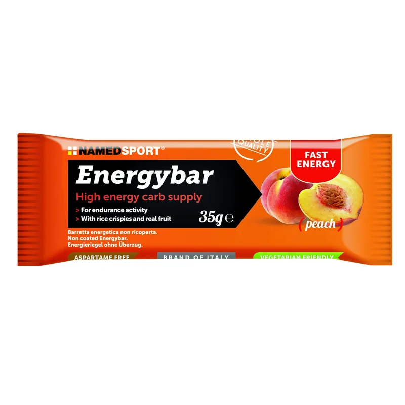Edullinen NamedSport Energybar Peach 35g