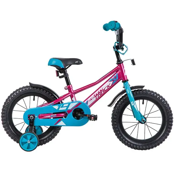 Alkuperäinen Lasten pyörä Novatrack 14" VALIANT fuchsia