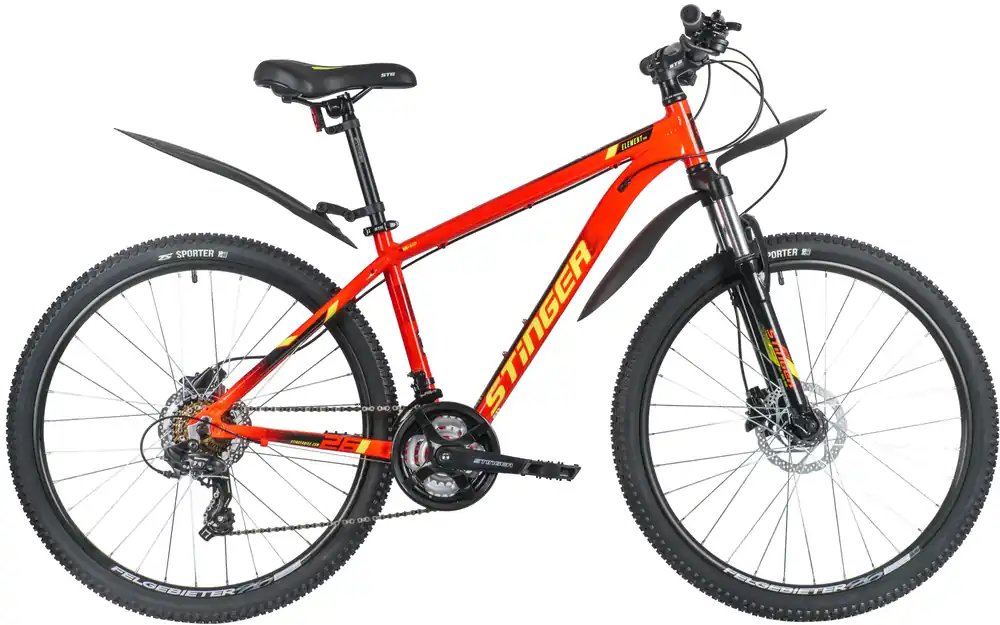 Ajankohtainen Nuorten pyörä Stinger 26‘‘ Element Pro 14‘‘ punainen