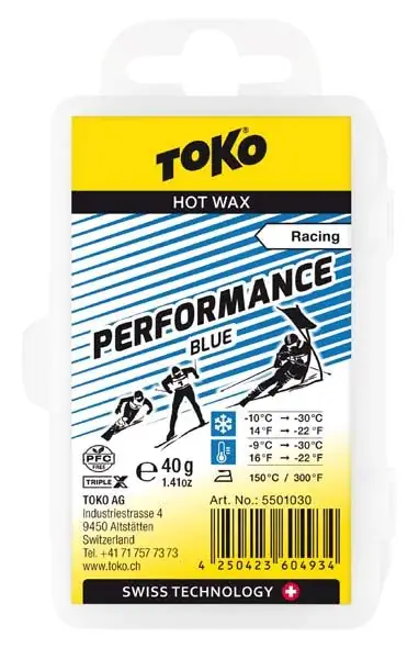 Aito TOKO Performance Hot Wax Blue -9°...-30°C, 40g