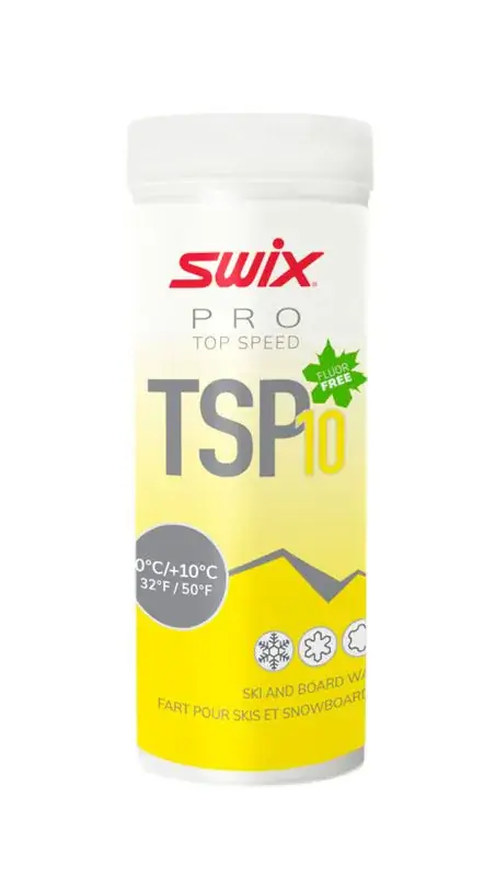 Alennettu Hinta SWIX TSP10-4 Top Speed Yellow Powder +10°...0°C, 40g