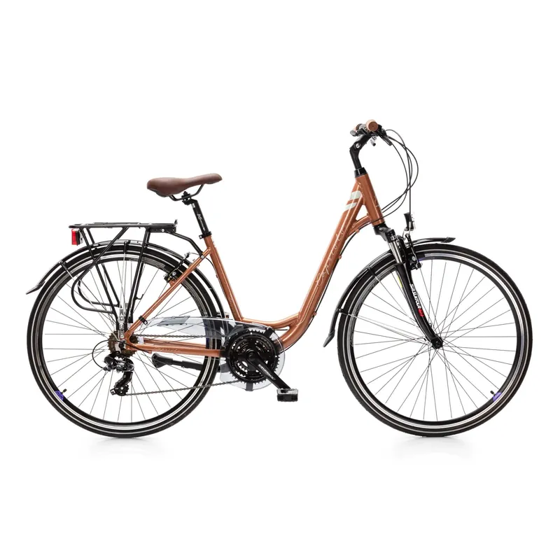 Polkupyörä ELEGANCE LADY -bronze-V brake, 18" Lähetetään Heti