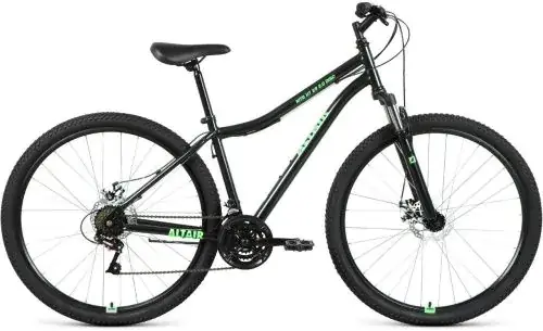 Alennettu Maastopyörä Forward ALTAIR MTB HT 29 2.0 disc 17" musta/kirkkaanvihreä