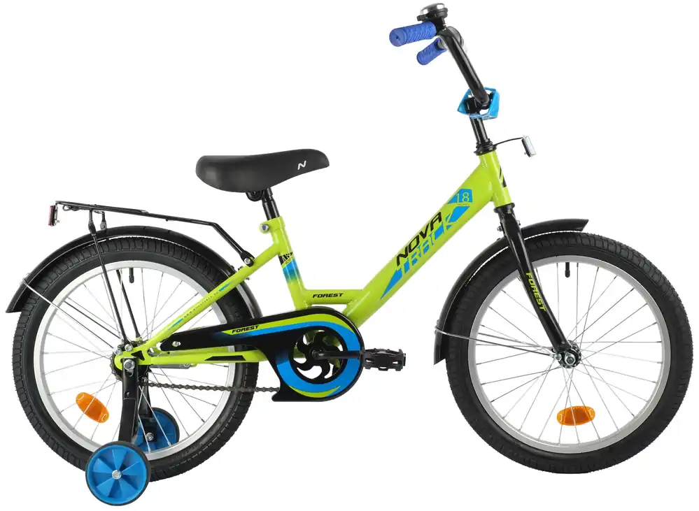 Erikoistarjous Lasten pyörä Novatrack 18" FOREST vihreä