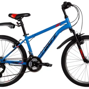 Poisto Nuorten pyörä FOXX AZTEC 24" sininen 12"