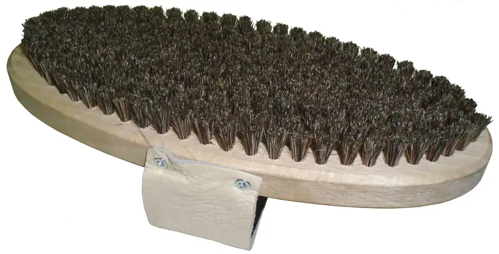 Solda Horsehair flat brush, oval Uusi Kokoelma