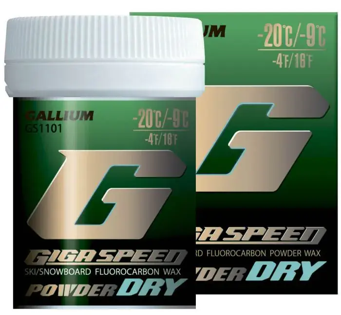 Gallium Giga Speed Fluoripulber DRY (PFOA-free) -9°...-20°C, 30g Edullinen