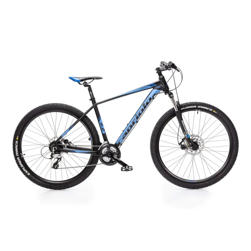 Maastopyörä Capriolo MTB 9.2 29"/24AL mattamusta-sininen, 19" Suoraan Valmistajalta