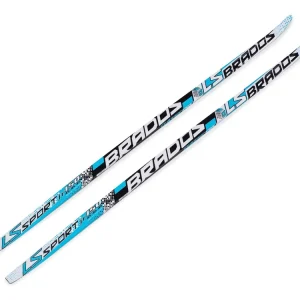 Brados LS Sport 3D skis with fish pattern, black/blue (140-170cm) Alkuperäinen