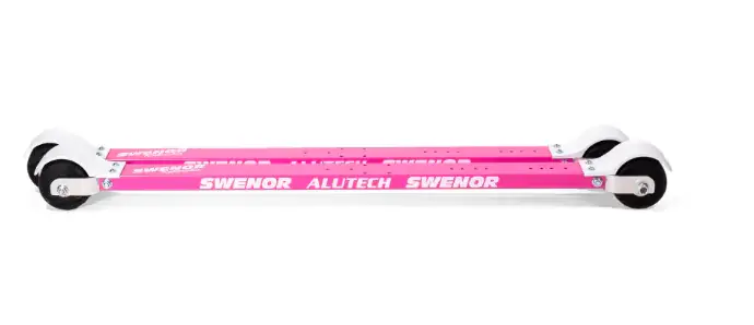 Swenor Alutech (wheel speed 2) rollerskis, pink Tehdashinta