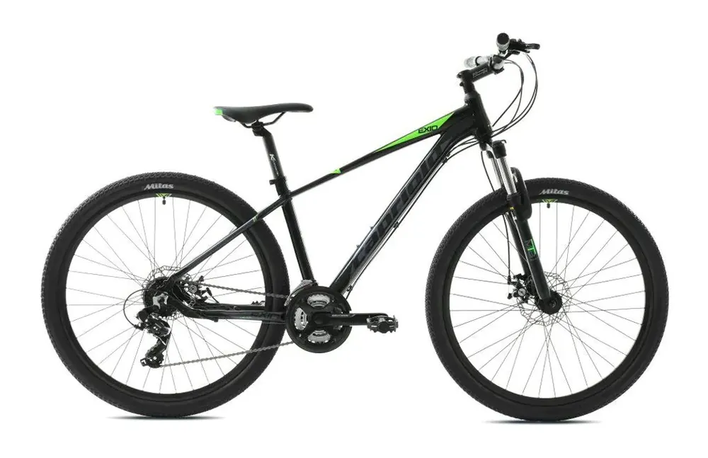 Merkkituote Maastopyörä Capriolo MTB EXID - 27,5 aluminium, black green- glossy