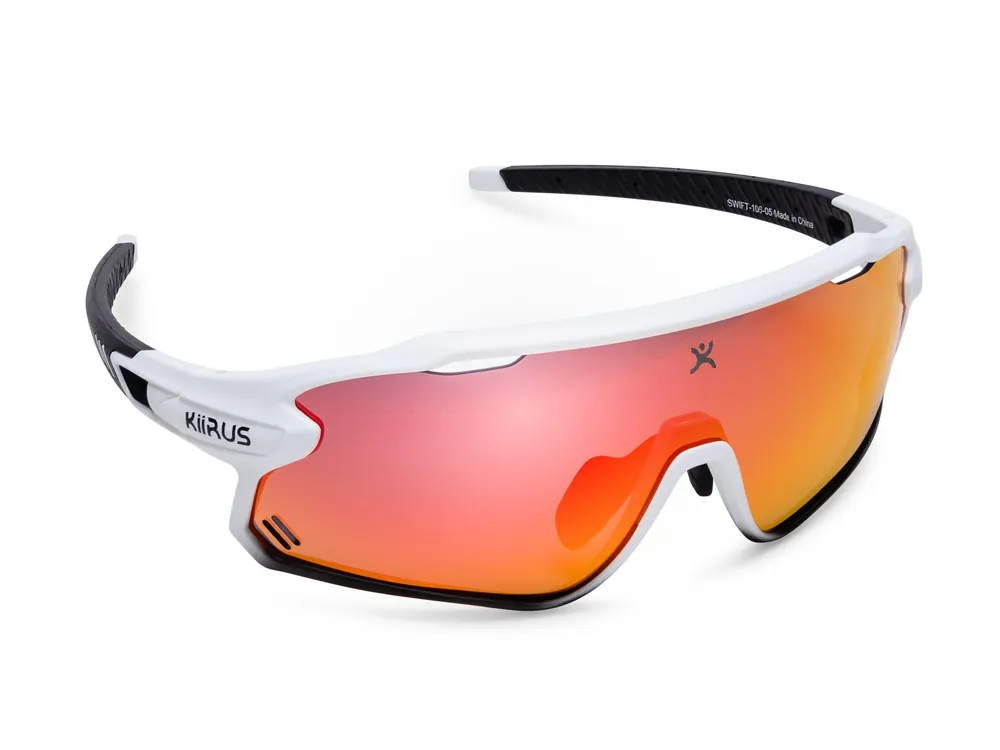Uusi Malli Kiirus sport glasses SWIFT, Matt White