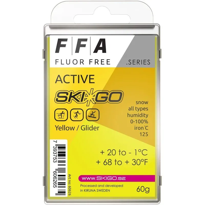 Poisto Ski-Go FFA Yellow paraffin +20...-1°C, 60g