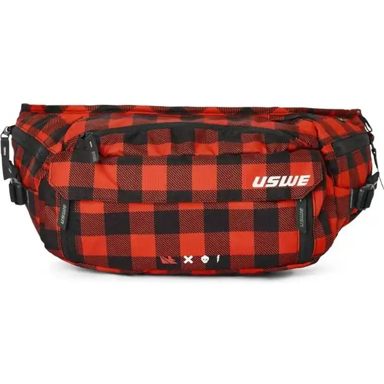 USWE Waist 2L Hip Pack Flannel Red Loppuunmyynti