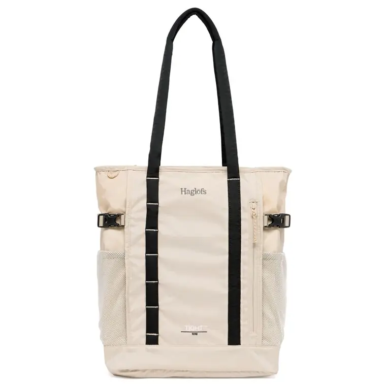 Superhinta Haglöfs Tight Tote 25 Chalk Beige/True Black