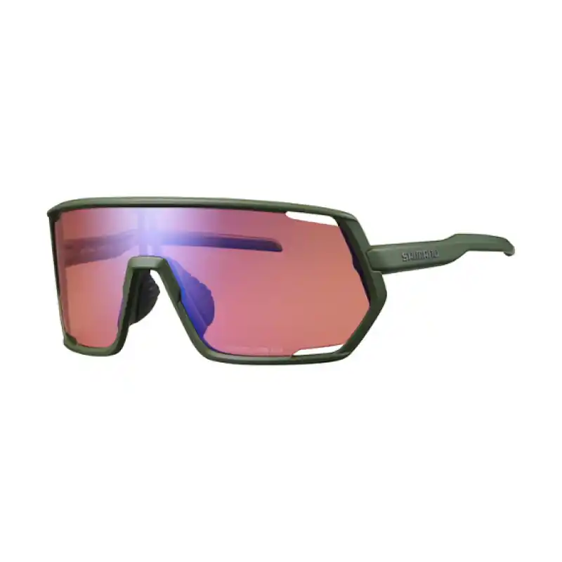 Kampanjahinta Suojalasit SHIMANO Technium Ridescape Off-Road Dark Olive, vihreä