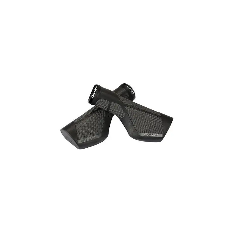 Viikonlopputarjous Kahvat GIANT ERGO MAX LOCKON GRIP BLACK/GREY, musta