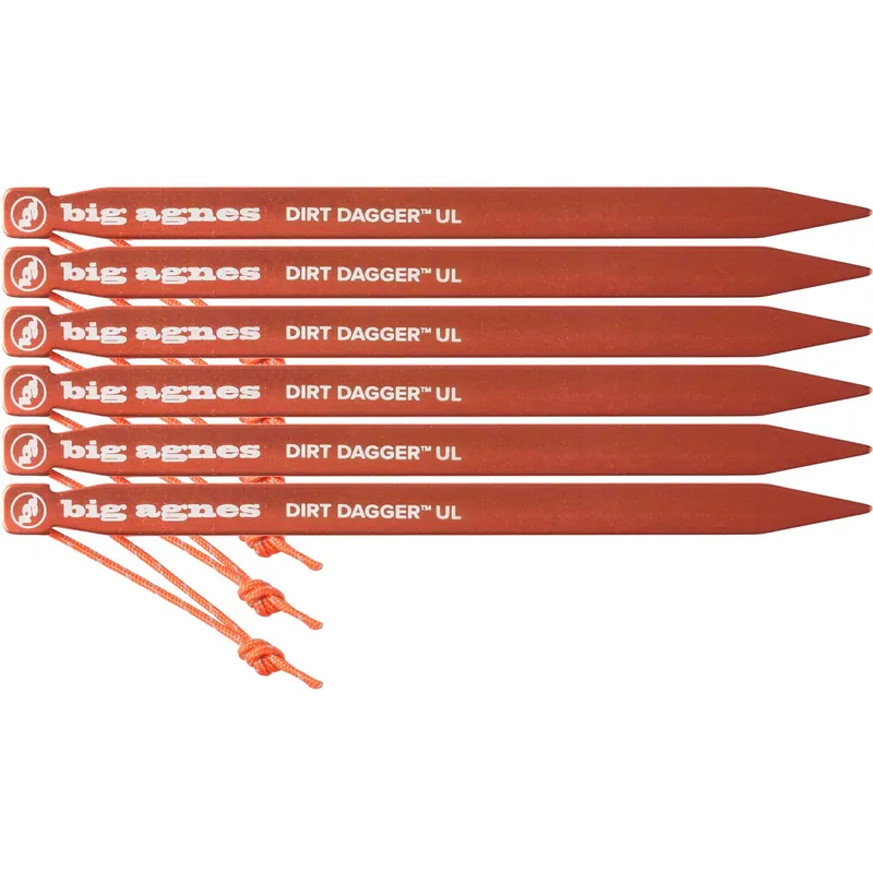 Alennus Big Agnes Dirt Dagger UL 6.75inch Tent Stakes
