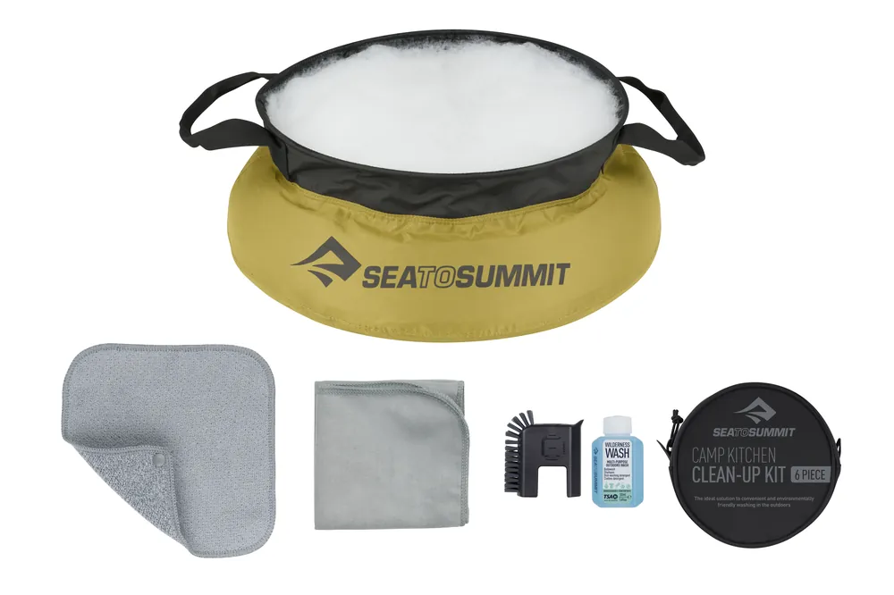 Sea to Summit Camp Kitchen Clean-Up Kit 6 Piece Set Viikonlopputarjous
